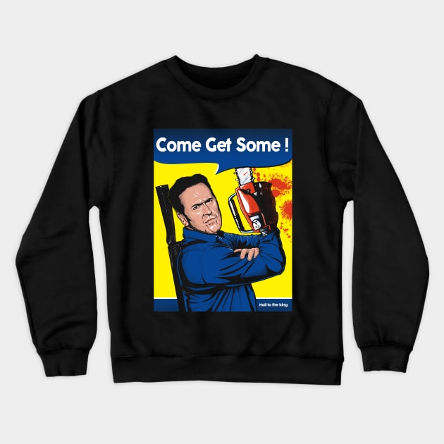 Come Get Some Crewneck Sweatshirt by BER